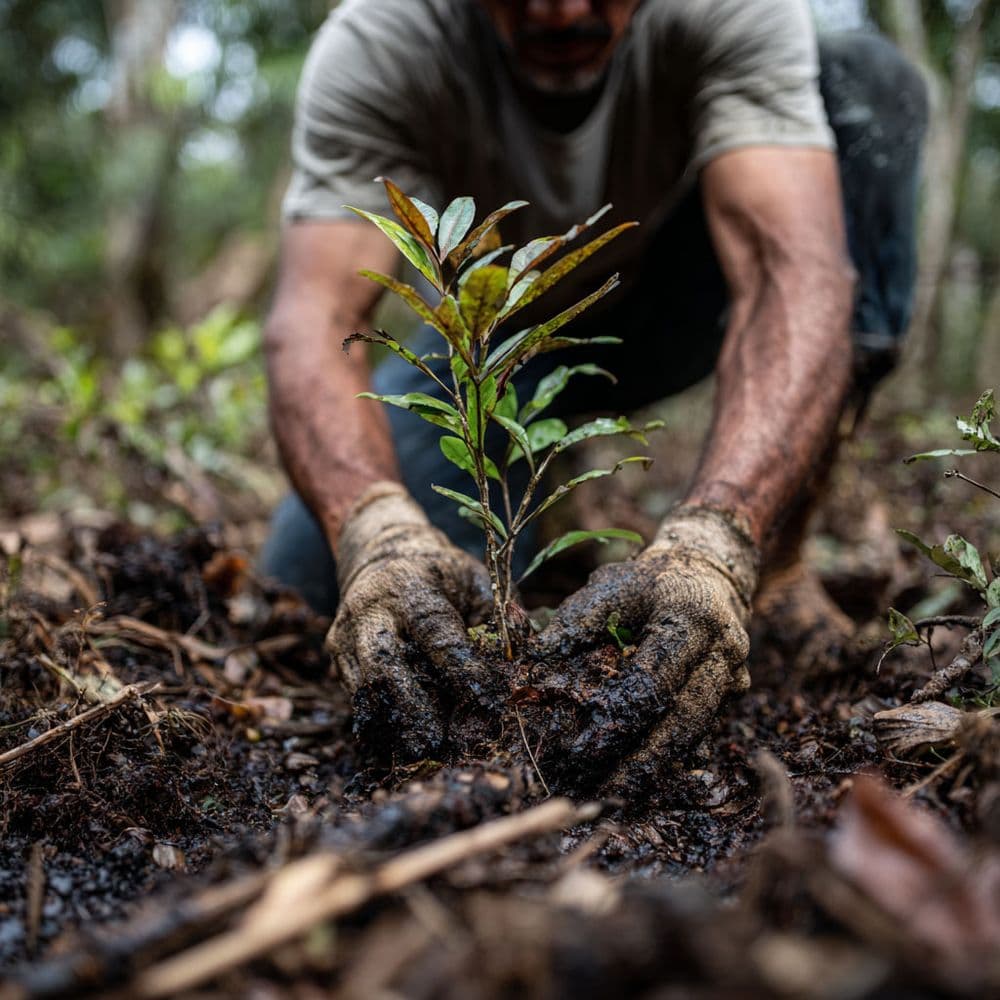 Critically endangered reforestation project.